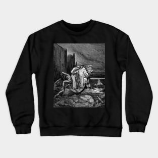 High Resolution Gustave Doré Illustration To the Other Dogs Crewneck Sweatshirt